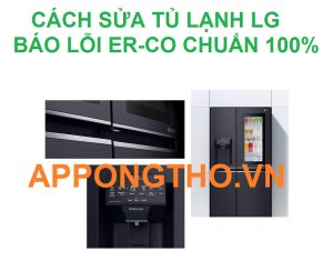 LG inverter refrigerator ER-CO code là gì và cách xử lý?