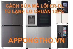 Tủ lạnh LG Inverter báo lỗi ER-DL có nghĩa là gì?