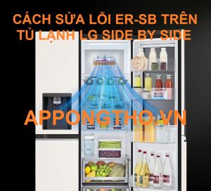 Dấu hiệu tủ lạnh LG lỗi ER-SB Cùng Khắc Sửa Chữa