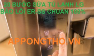 Có thể tự sửa tủ lạnh LG báo lỗi ER-SS tại nhà không?