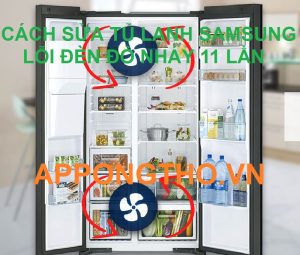 Dấu hiệu tủ lạnh Samsung lỗi nháy 11 lần liên tục