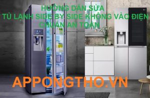 Điện Không Vào Tủ Lạnh Side by Side Phải Làm Sao?